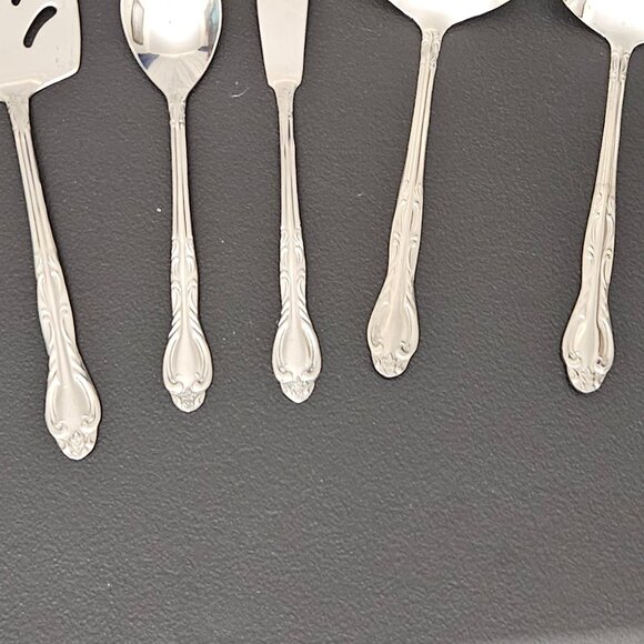 NATIONAL STAINLESS KOREA 5 PC. SERVING SET - Picture 7 of 11